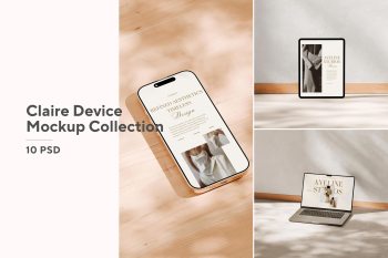 claire device mockup