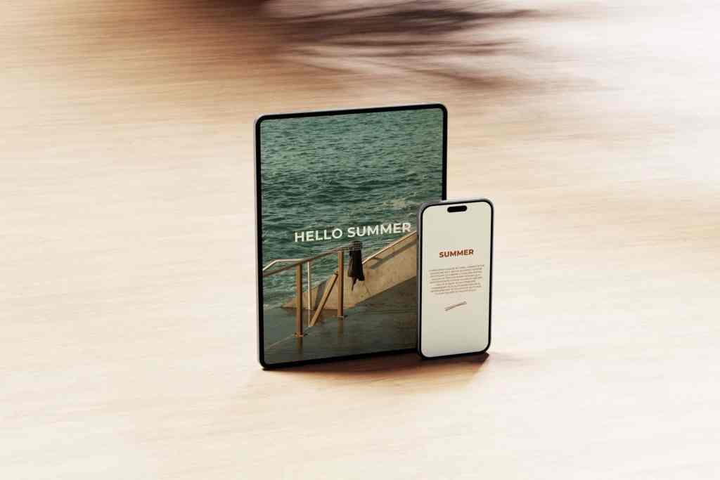 Elza Devices Mockup