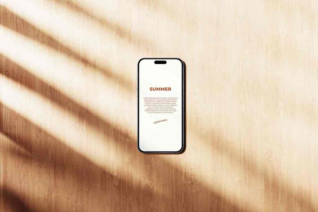 Elza iPhone Mockup