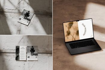 a4 and device mockup