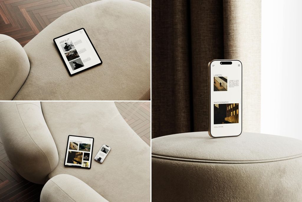 application mockup