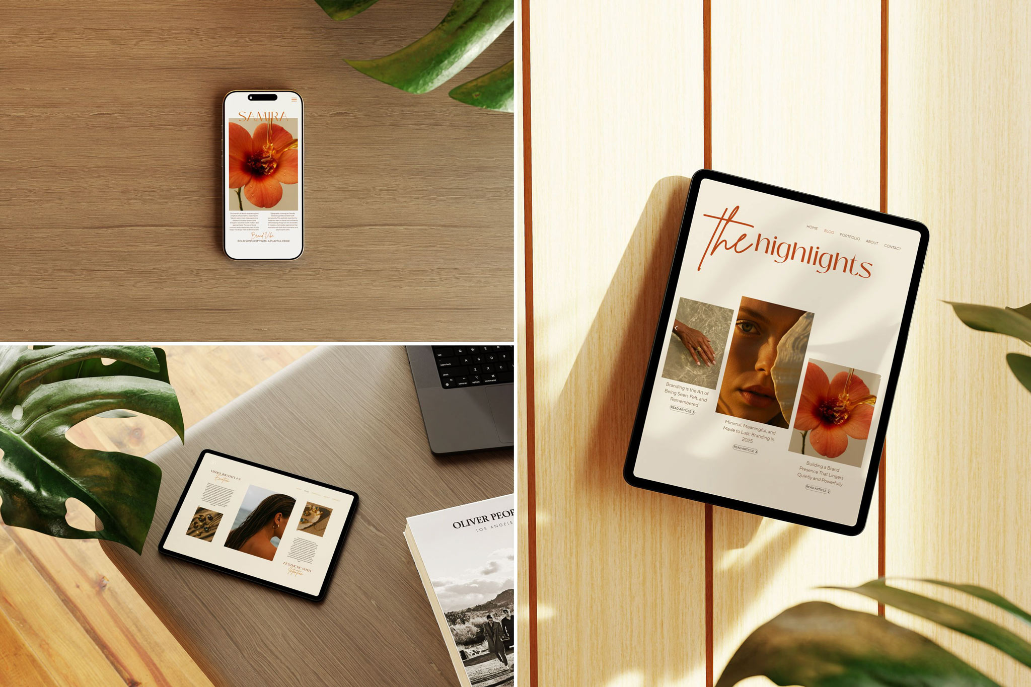 Samira Device Mockup Collection - Apple Device Mockups