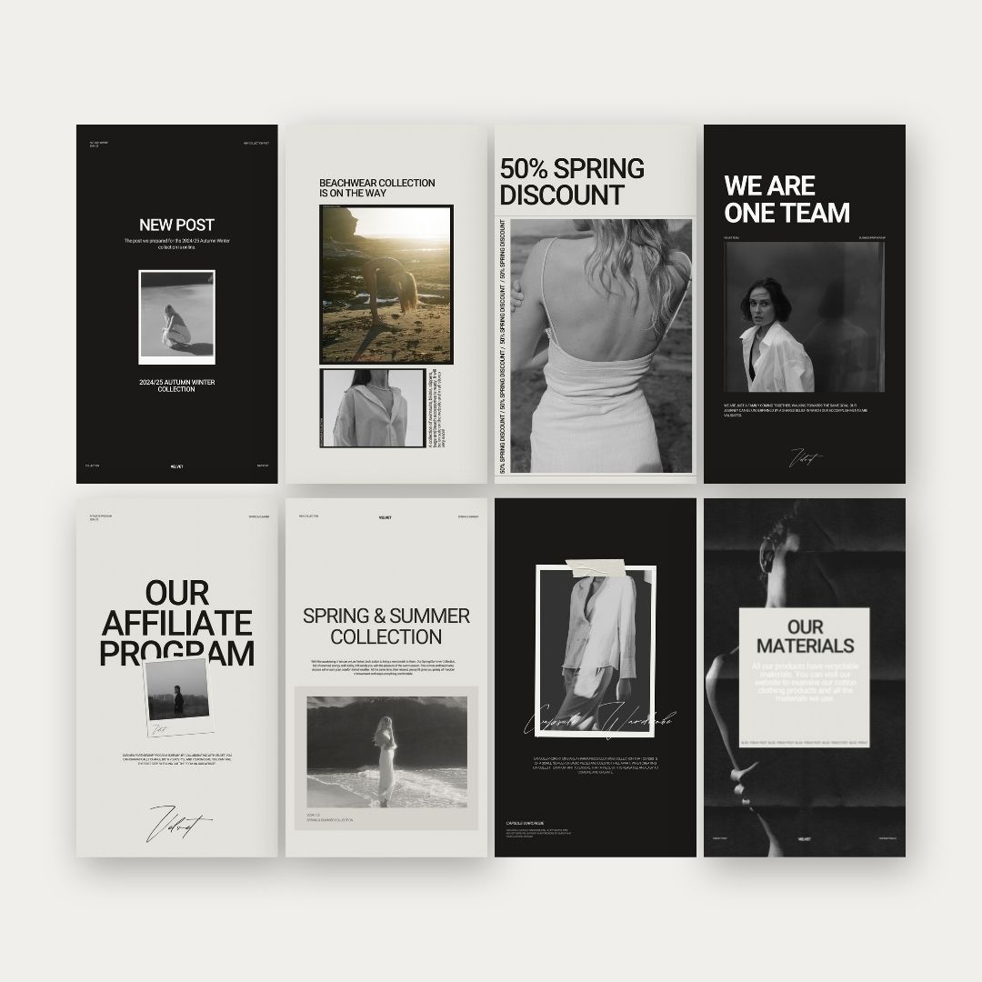 canva story template