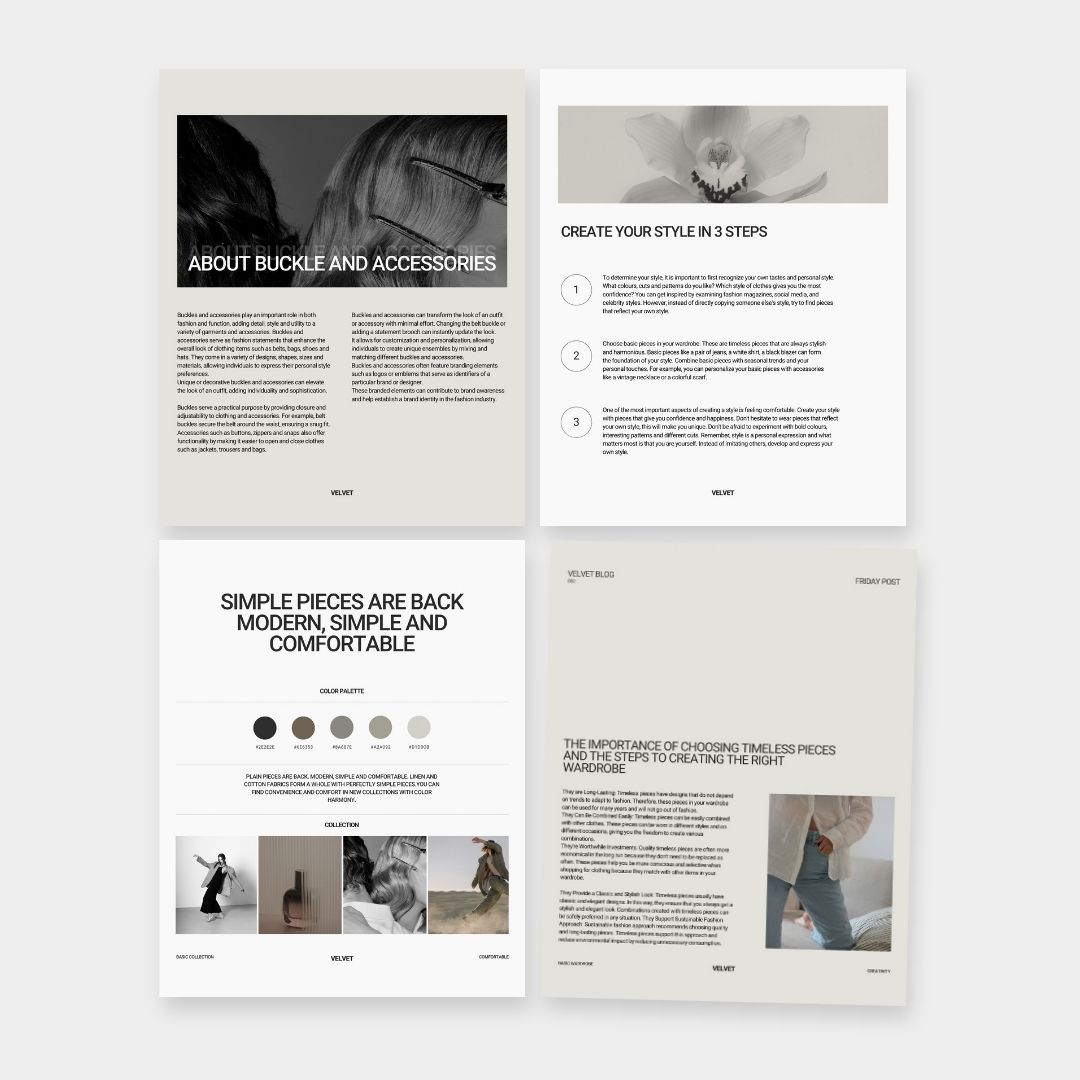 fashion post template
