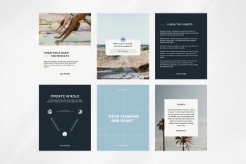 yoga canva template