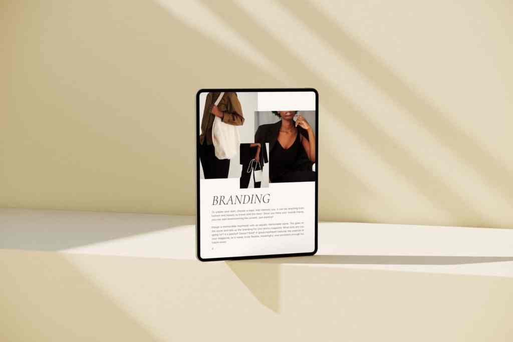 Lane Collection iPad Mockup