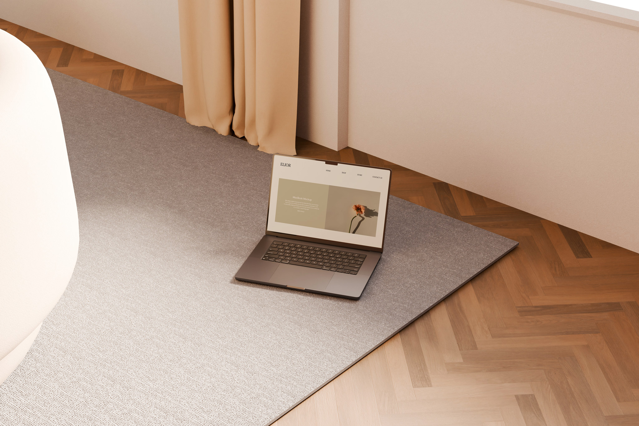 MacBook mockup