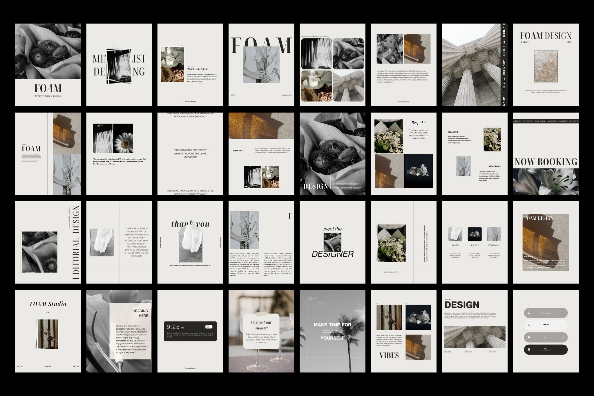 canva post template