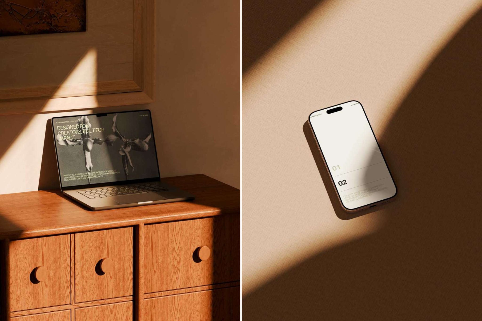 flow device mockup