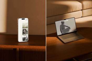 iphone macbook mockup