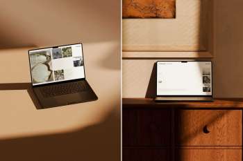 macbook m5 mockup
