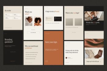 canva story template