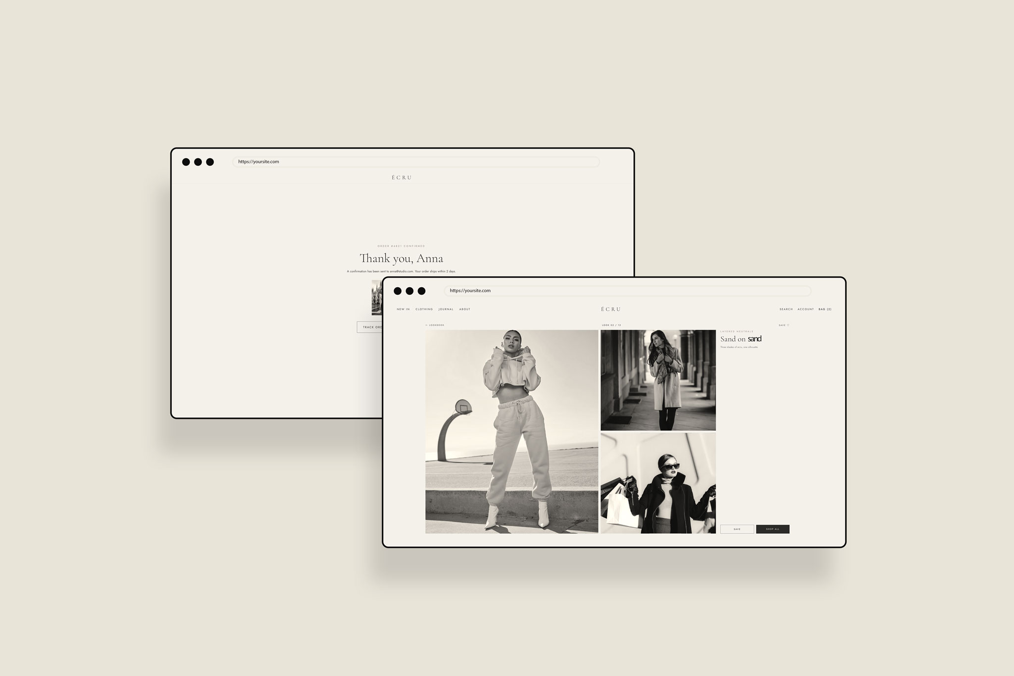browsers mockup