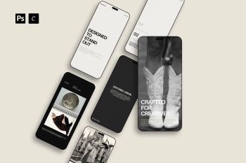 line mockup collection