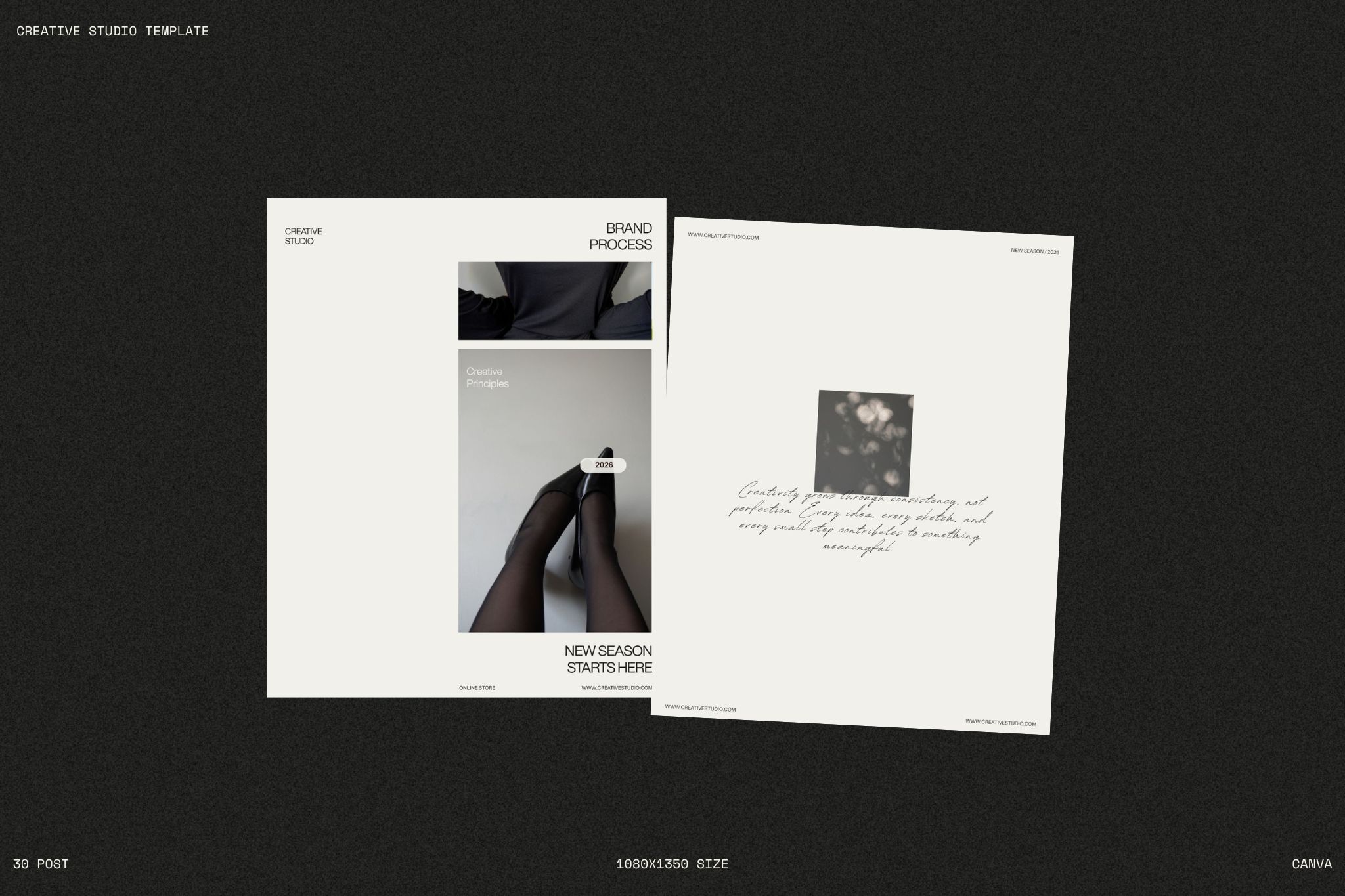 post template canva