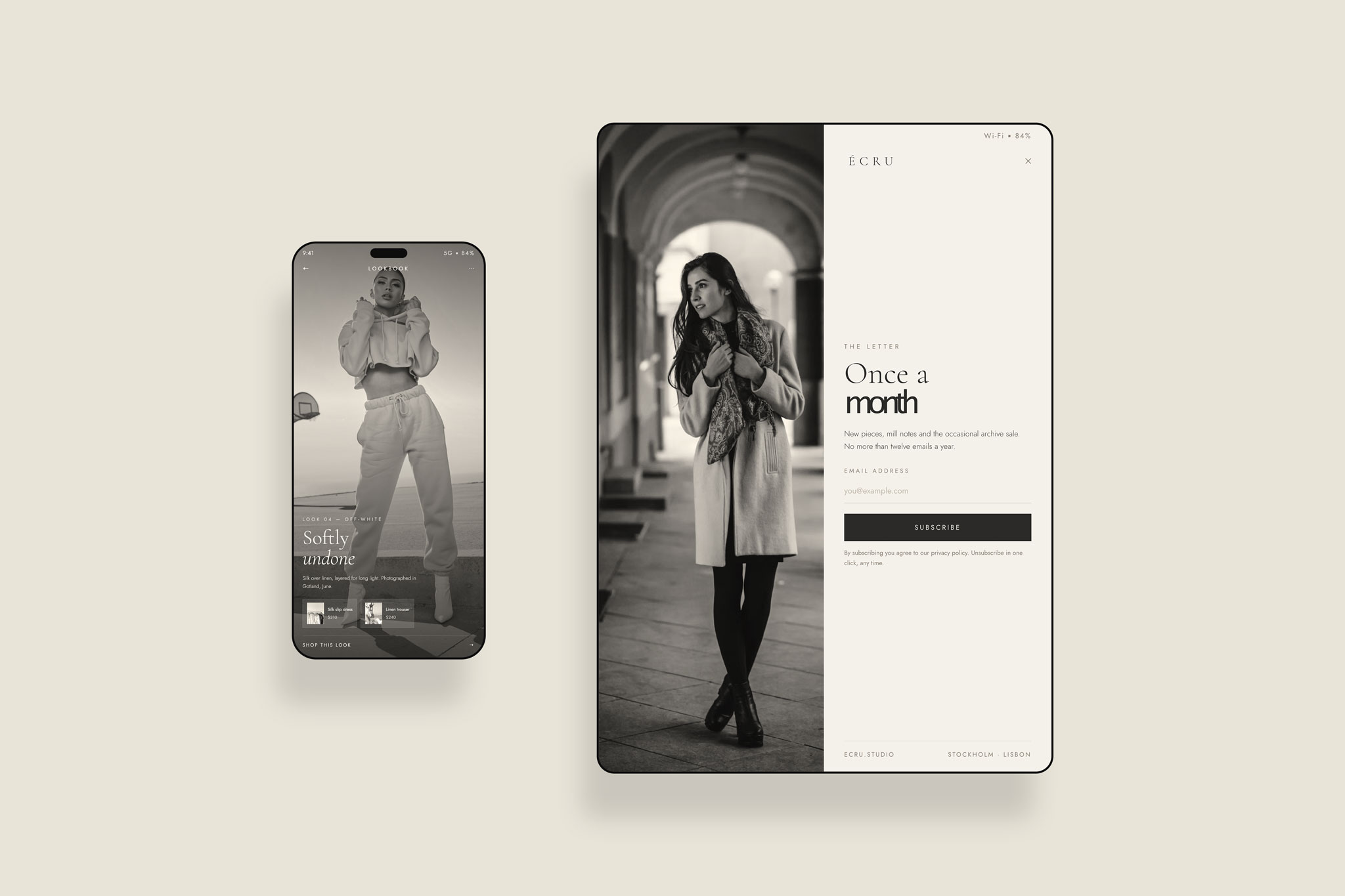 screen mockup