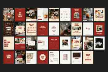 canva coffee template